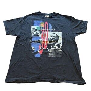 Black 1991 Vintage March on Washington Martin Luther King Tee Size L Rap Tee